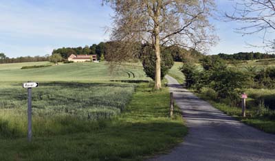 entrée route accès